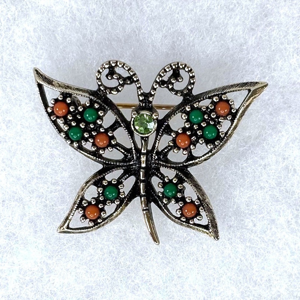 Sarah Coventry Vintage Wings of Fashion Butterfly Brooch